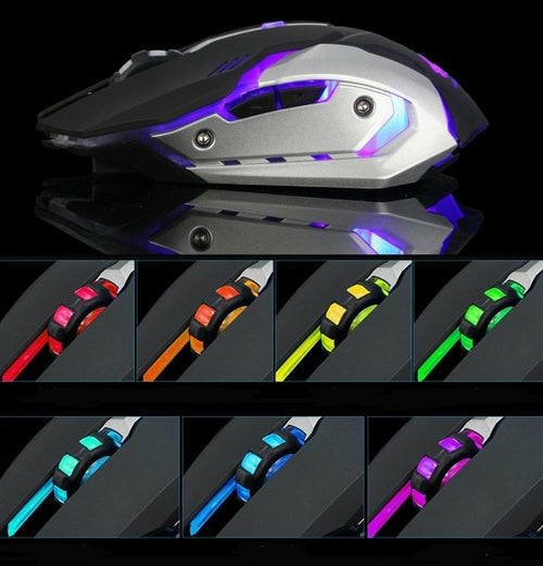 Ninja Dragon Stealth 7 - Wireless Silent LED Gaming Mouse